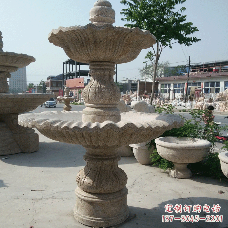 东营砂岩雕塑喷泉