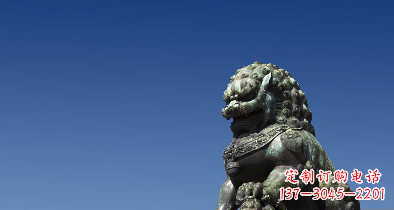 东营北京青铜狮子