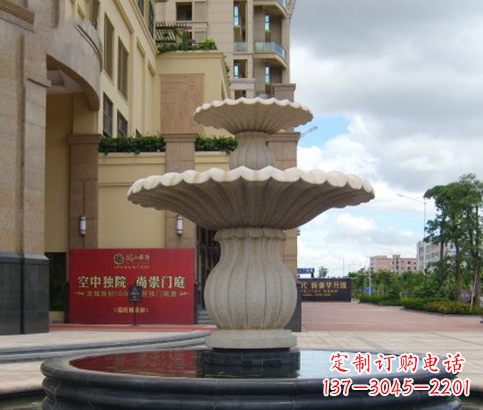 东营别墅景观欧式喷泉石雕 (5)
