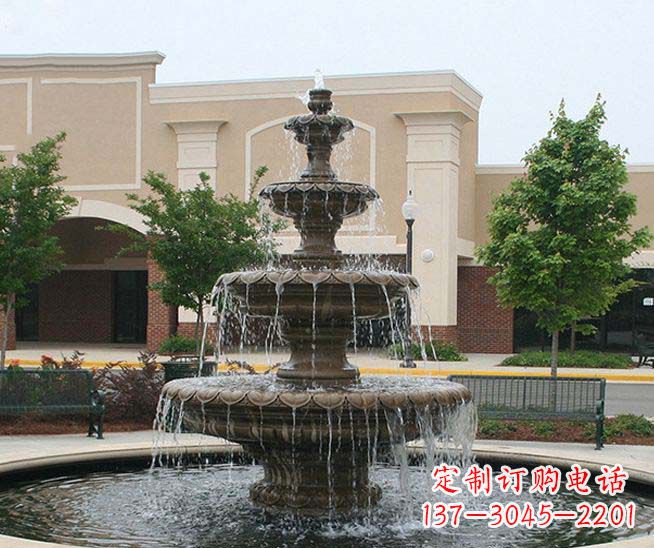 东营梦幻之舞多层喷泉雕塑