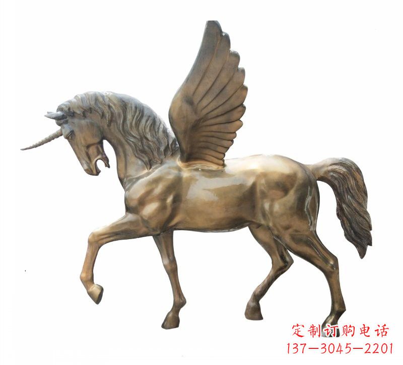 东营独角兽雕塑玻璃钢的艺术之美