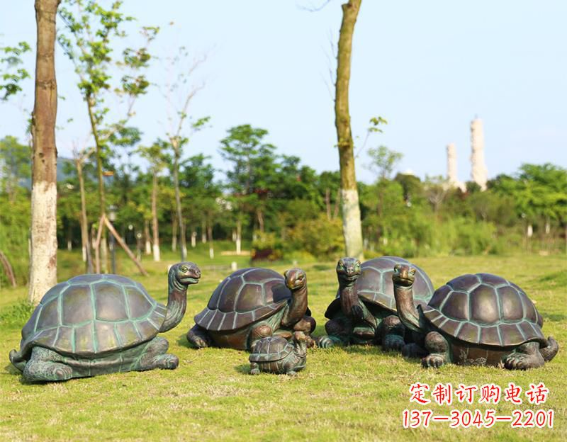 东营玻璃钢乌龟雕塑——融合古典和现代的精美杰作