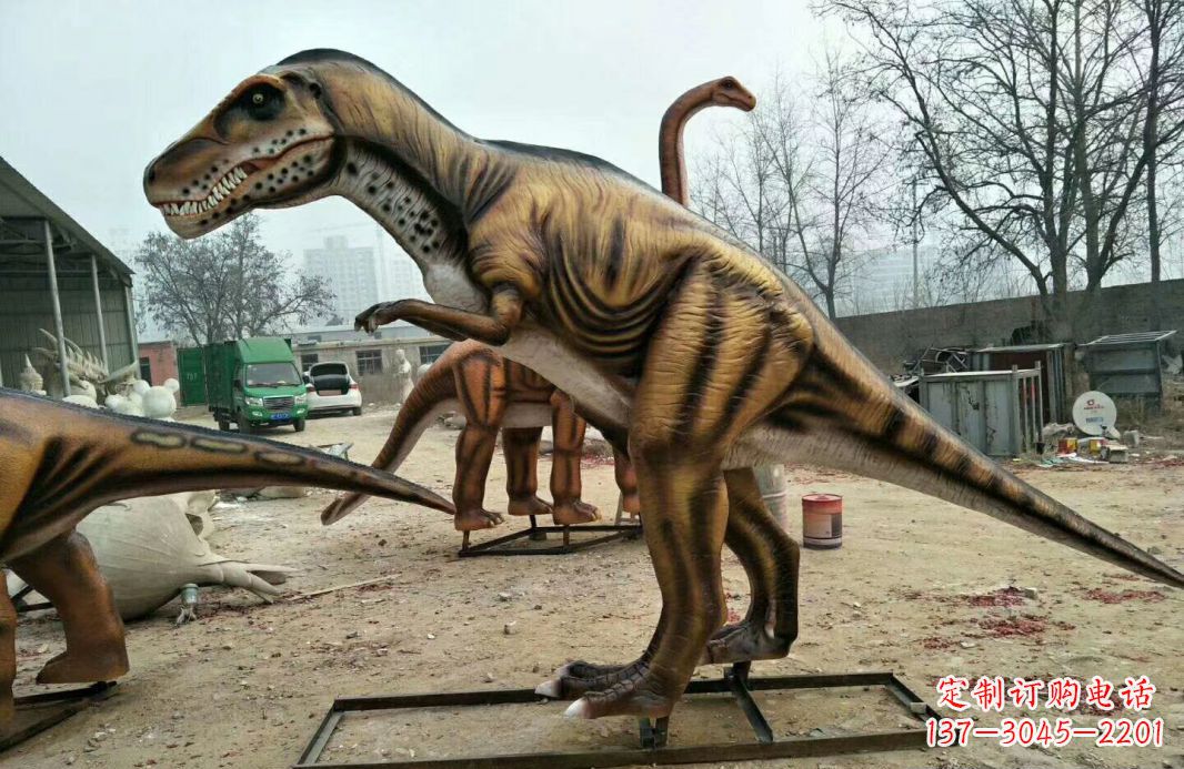 东营玻璃钢艺术仿真恐龙雕塑