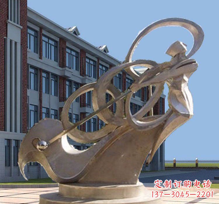 东营不锈钢制作的高尔夫球雕塑