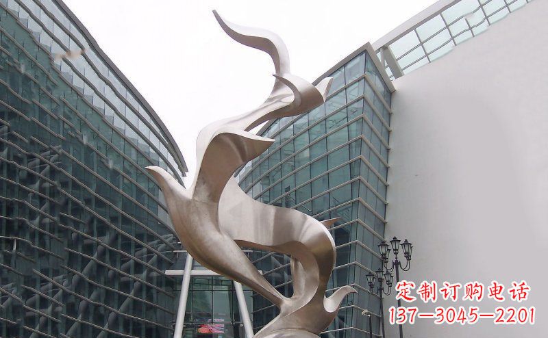 东营不锈钢大雁雕塑