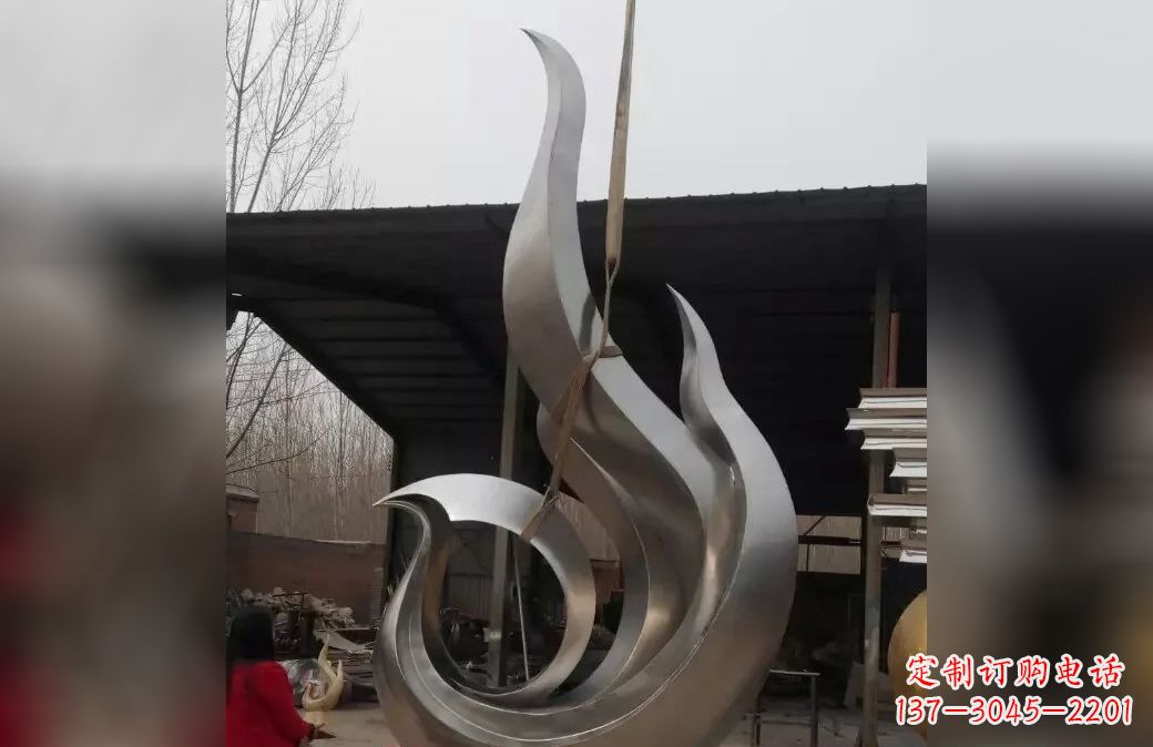 东营精美不锈钢凤凰雕塑