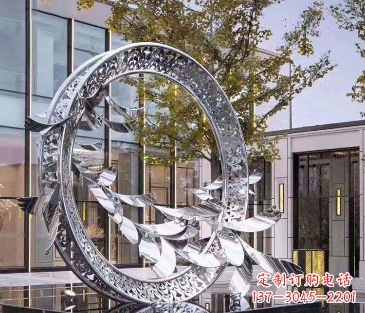 东营大雁雕塑象征着永恒的美丽