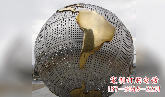 东营不锈钢地球雕塑传承人类文明的精神象征