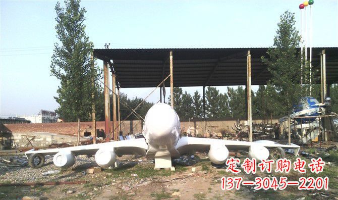 东营不锈钢飞机雕塑给空中飞行者的致敬