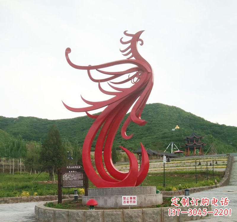 东营不锈钢凤凰展现古老文明的传承