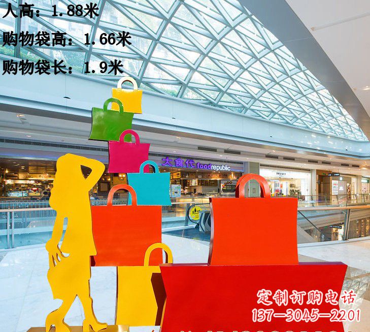 东营不锈钢购物袋雕塑艺术品的独特之处