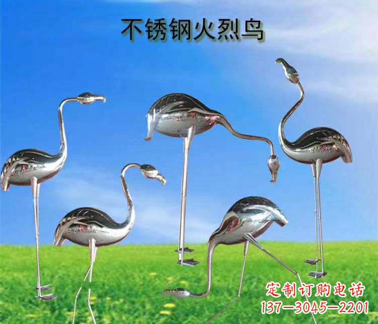 东营不锈钢火烈鸟雕塑