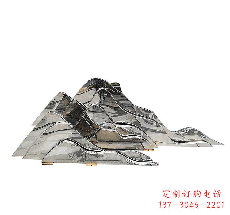 东营不锈钢假山雕塑艺术与自然的完美结合