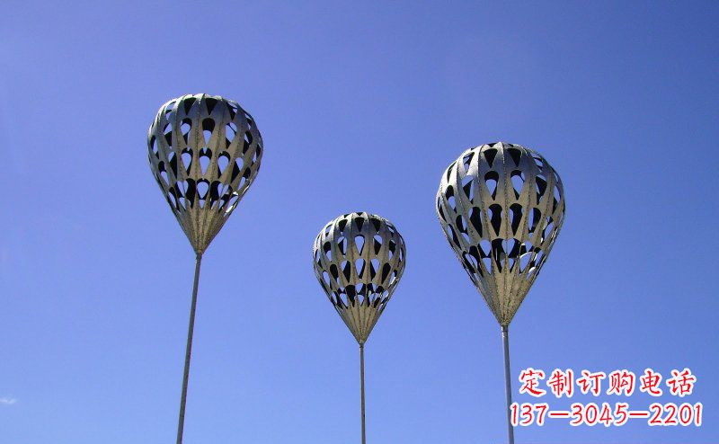 东营不锈钢气球雕塑把美丽带回大自然