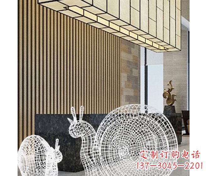东营不锈钢蜗牛雕塑精致多姿