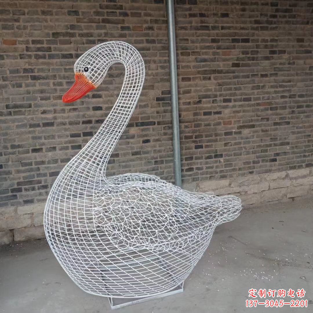 东营精致的不锈钢天鹅雕塑