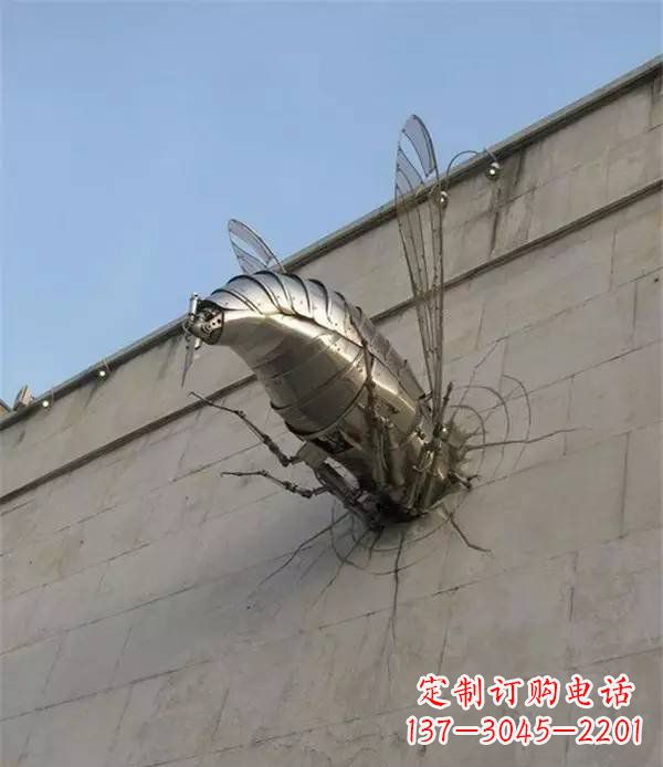 东营美丽的不锈钢无头动物雕塑