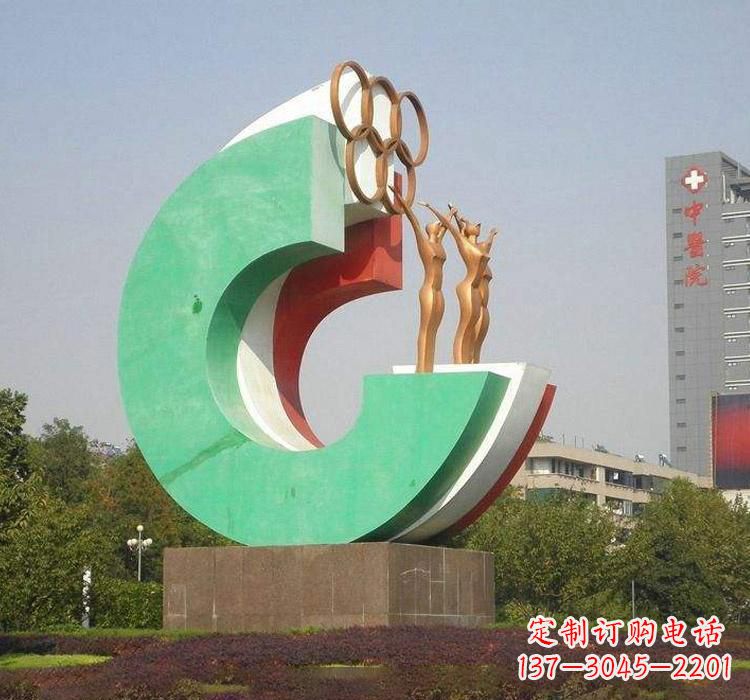 东营勇于拼搏的运动员雕塑