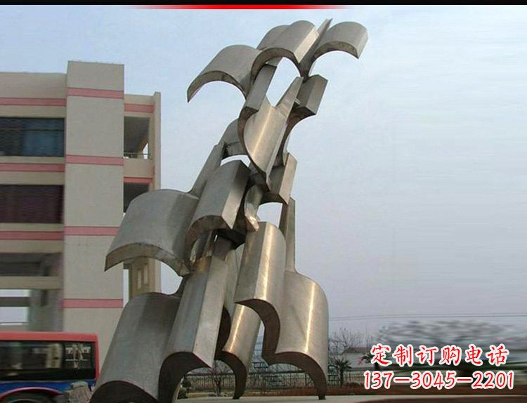 东营不锈钢书籍雕塑——记录着校园文化的精彩历史