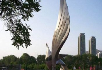 东营精美的不锈钢翅膀雕塑