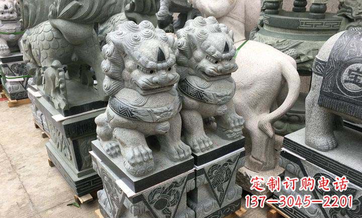 东营瑞士狮子门口雕塑