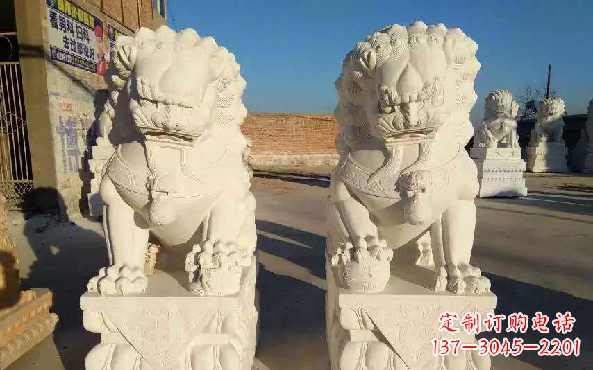 东营狮子雕塑象征力量与智慧