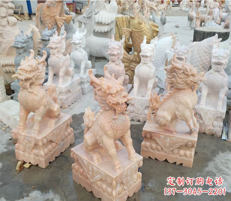 东营麒麟雕塑传承文化之美