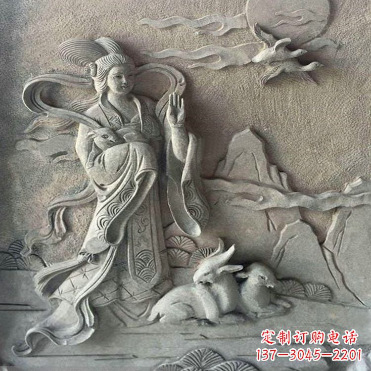 东营月神太阴星君嫦娥雕塑