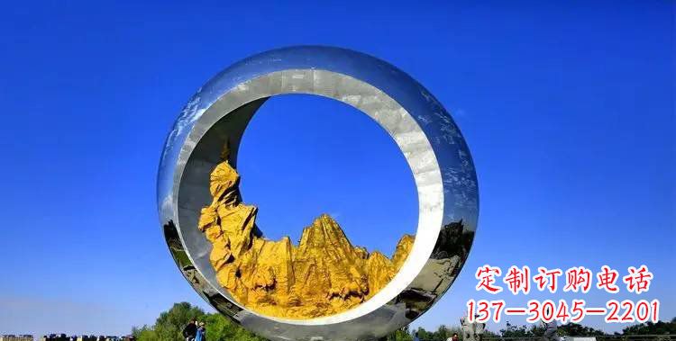 东营月亮雕塑——城市的美丽装饰