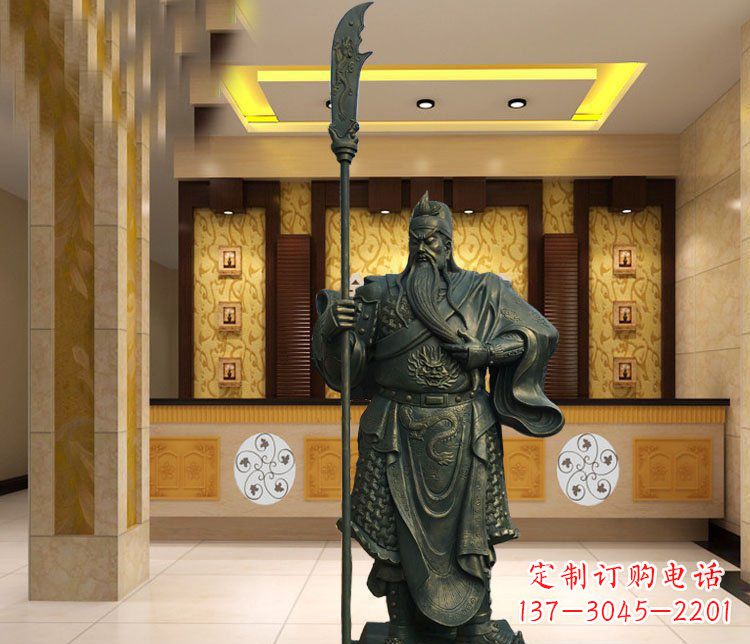 东营关公雕塑——传承弘扬中华文化