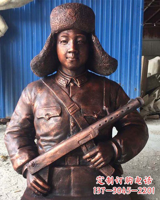 东营雷锋雕塑象征着无私奉献的力量
