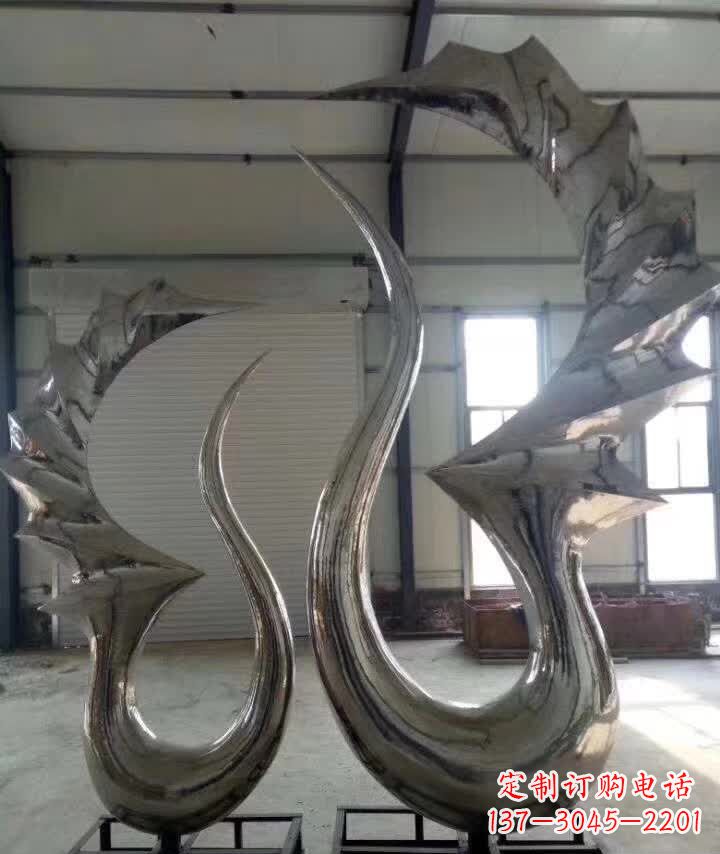 东营精美的天鹅不锈钢雕塑