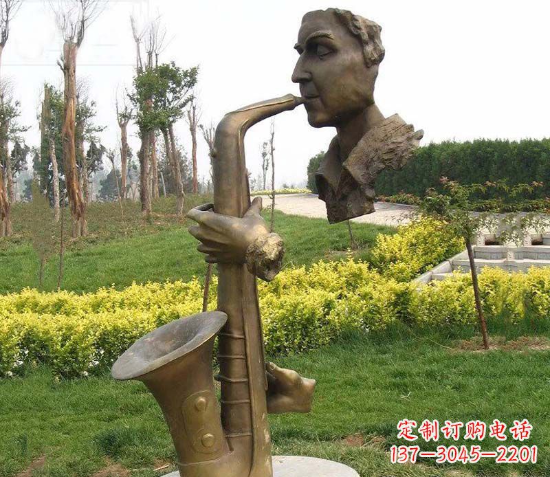 东营萨克斯雕塑艺术的精美表现