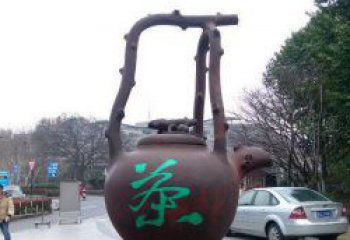 东营茶壶雕塑——展现艺术精妙