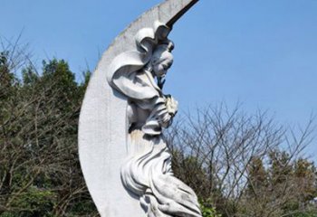 东营嫦娥奔月传承中国传统文化的雕塑之美