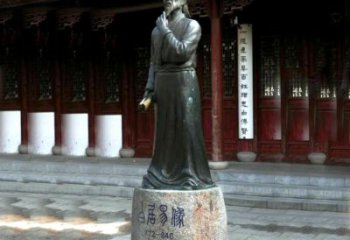 东营白居易铜雕像向著名诗人致敬