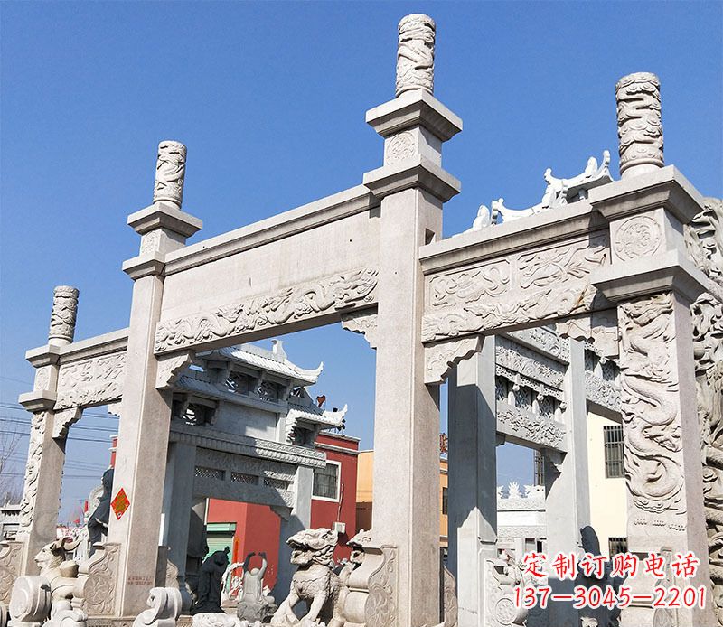 东营村庄牌坊石雕——记录着悠久历史的传承