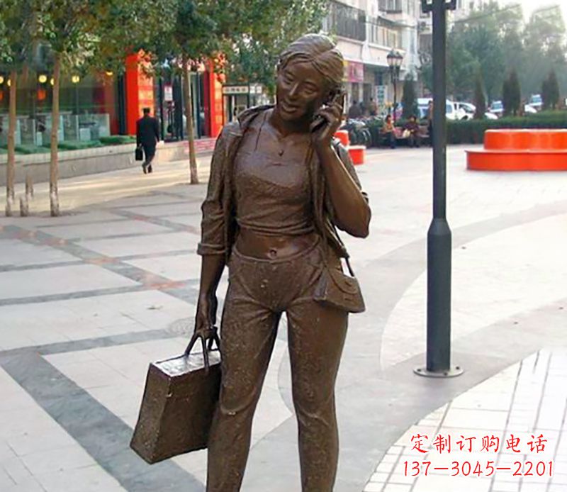 东营通话女性雕塑