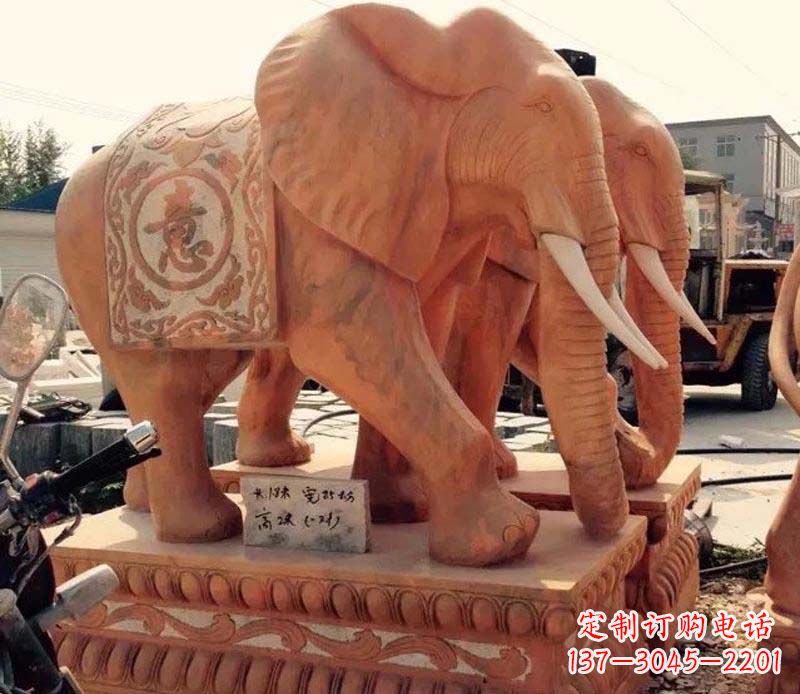 东营大象雕塑 传承古典文化的艺术精品