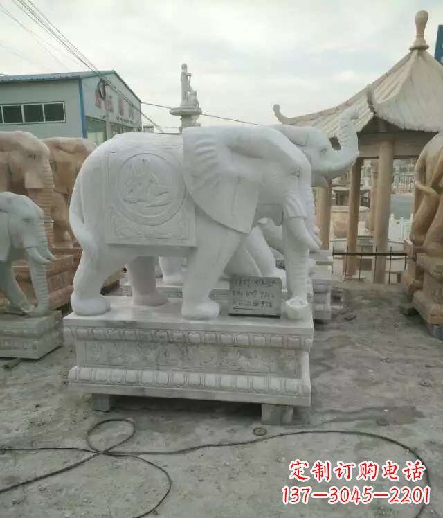 东营大理石大象——雕塑之美