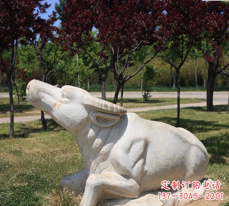 东营大理石动物雕塑传承文化的艺术精品