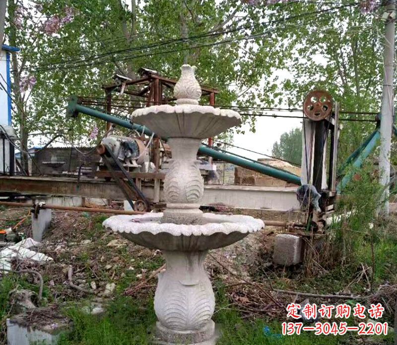 东营大理石多层喷泉石雕雕塑艺术的精美之作