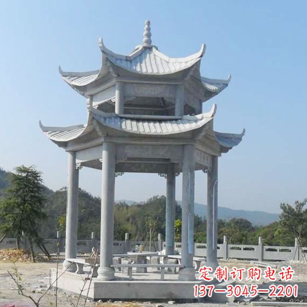 东营高雅大理石凉亭雕塑