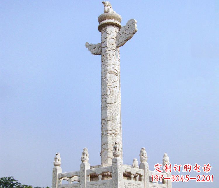 东营大理石华表雕塑