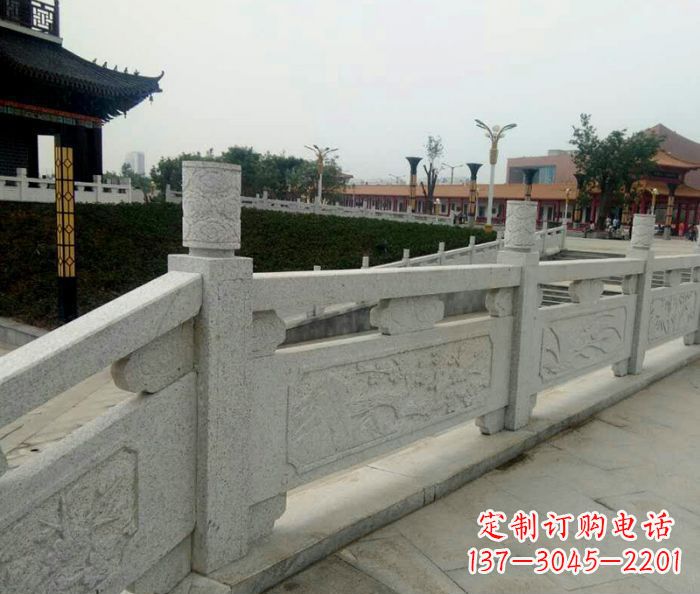 东营精美大理石栏板雕塑