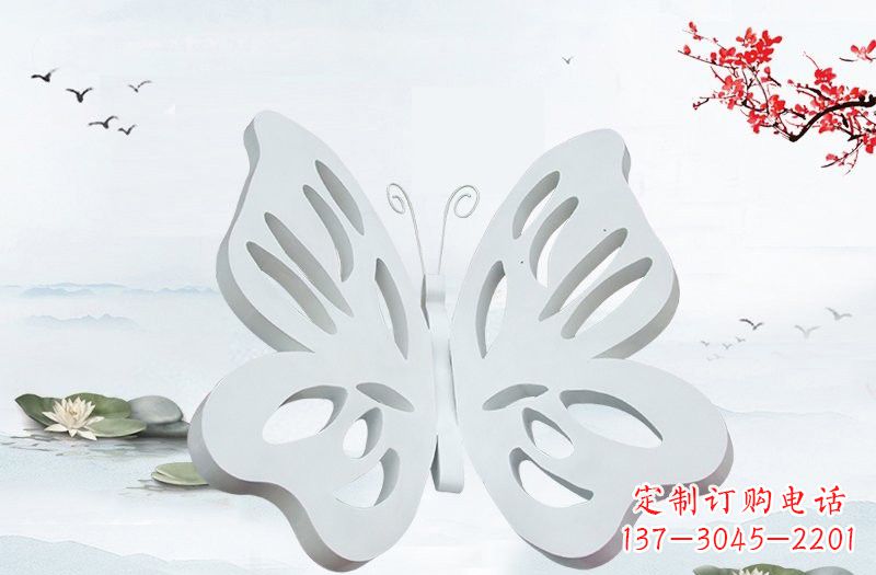 东营高级大理石镂空蝴蝶雕塑