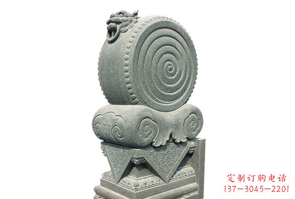 东营门墩招财石雕