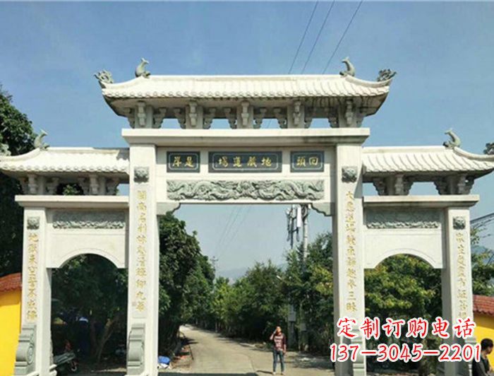 东营大理石牌坊雕塑