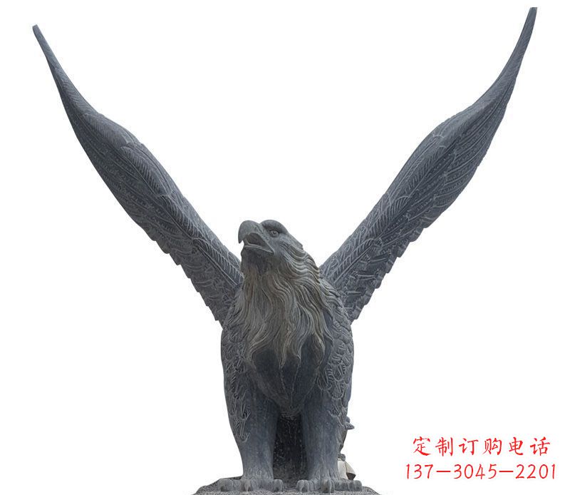 东营大理石老鹰雕塑