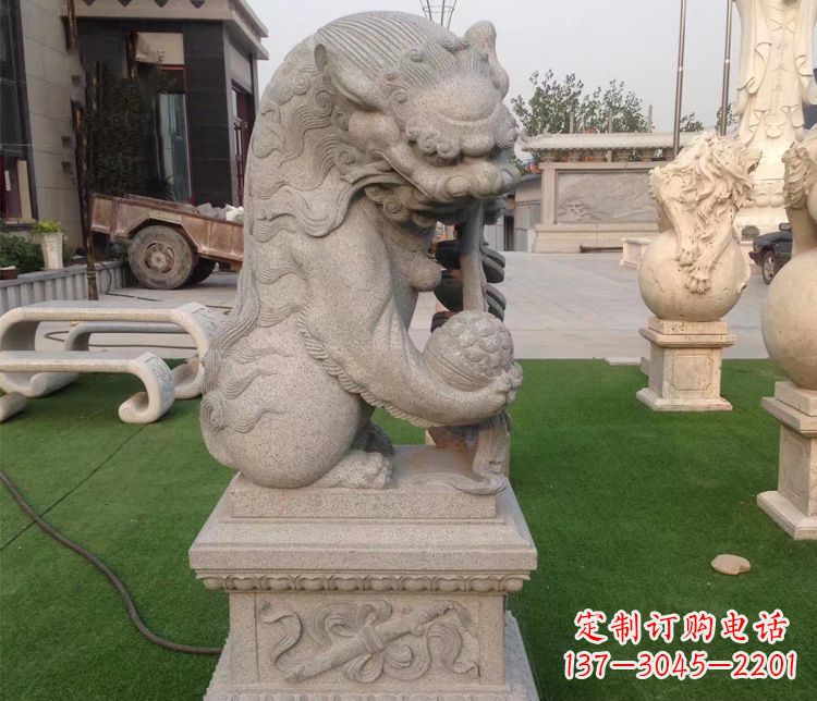 东营优雅精致的大理石独角兽雕塑